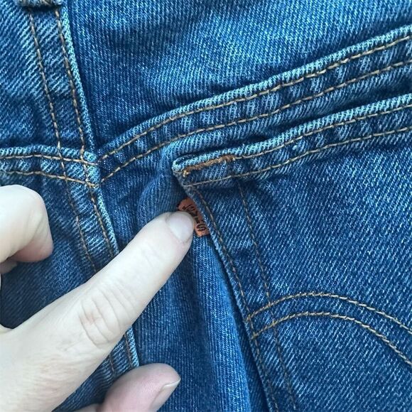 Vintage Levi's Men's Bootcut Jeans Blue Size 30x34 Orange Tab Denim - Picture 4 of 8